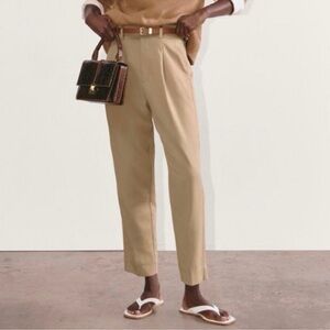 Everlane The Tencel Way-High Taper Pant Ash Brown Size 12